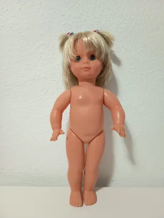 Muñeca Götz rubia ojos azules