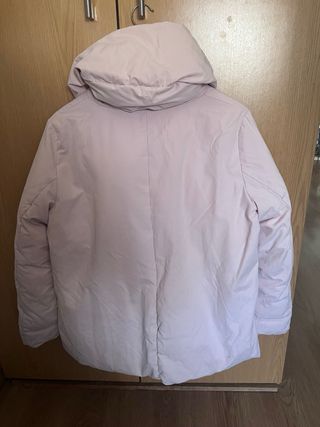 Anorak Zara rosa pálido