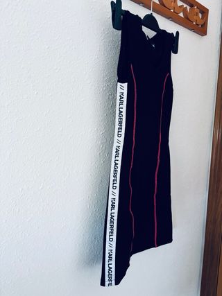 Vestido Karl Lagerfeld Negro Talla XS