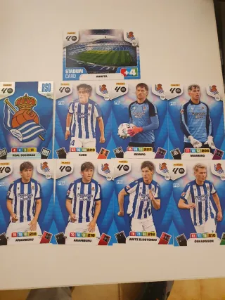 Cartas Panini Adrenalyn XL 2025/26 Real sociedad