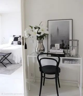 Escritorio VITTSJÖ de IKEA en blanco