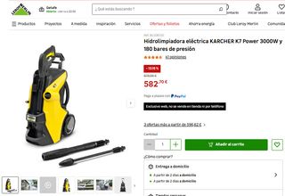 KARCHER K7 Power 3000W y 180 bares