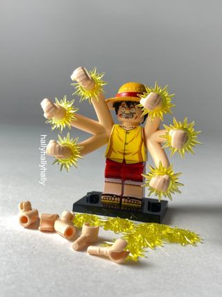 Luffy gear 3 - Figurine Type Lego One Piece 8