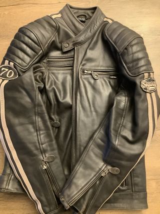 Cazadora Moto Segura Ventura Negra