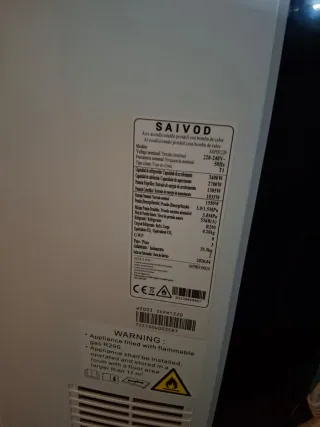 Aire Acondicionado Portátil SAIVOD 3000 Frigorías