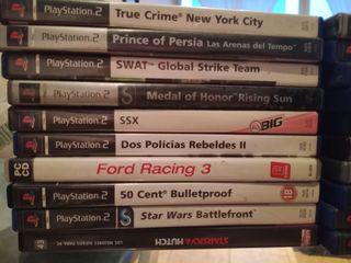 Lote Videojuegos PS2 (Acción, Carreras, Disparos)