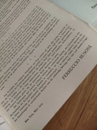 Partituras J.S. Bach Klavierwerke Busoni