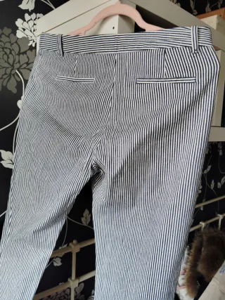 Pantalón Uterque rayas marineras