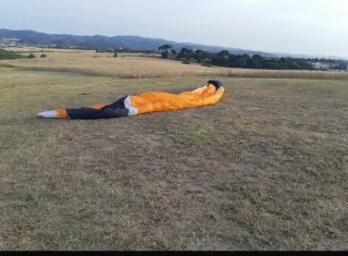 Vela paramotor + casco