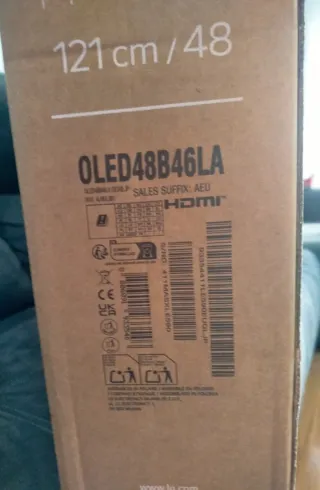 TELEVISIÓN SMART TV OLED 48 LG OLED48B46LA