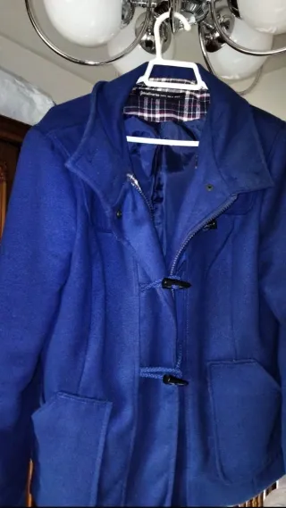 Chaqueta Stradivarius azul mujer