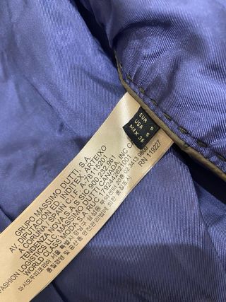 Chaqueta de cuero marrón