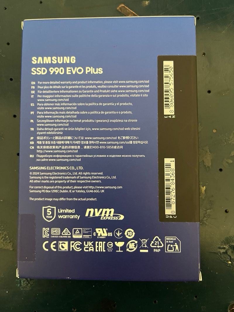 SSD NVMe Samsung 990 EVO Plus 2TB afbeelding 2