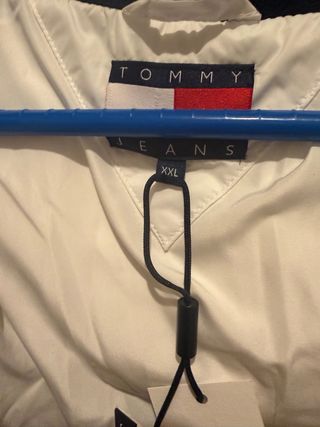 Chaqueta Tommy Jeans Blanca Talla XXL