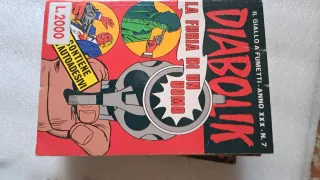 10 numeri fumetto Diabolik in buone condizioni.