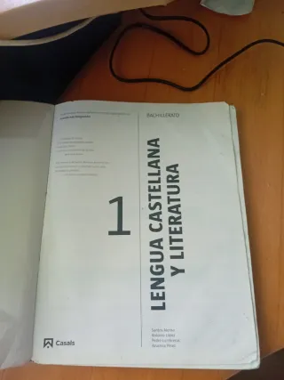 Lengua castellana y Literatura 1 Bachillerato (...