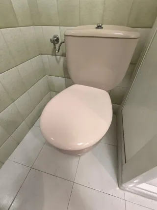 Inodoro, bide, lavabo, espejo ROCA