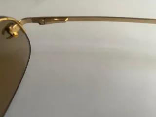 Gafas de sol Chanel vintage doradas y marrones