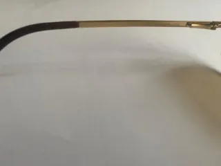 Gafas de sol Chanel vintage doradas y marrones