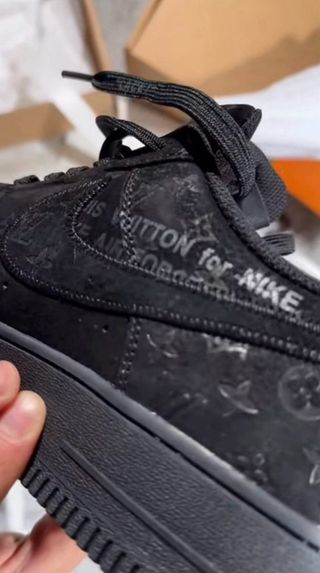 Zapatillas Louis Vuitton x Nike Negras