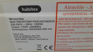 Microondas Habitex