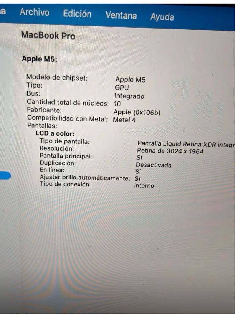 MacBook Pro M5 14 16GB 512GB 2025 afbeelding 8