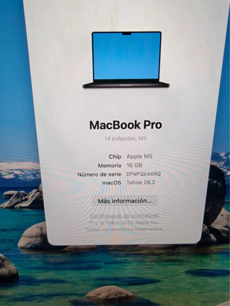 MacBook Pro M5 14 16GB 512GB 2025 afbeelding 6