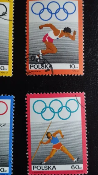 Sellos Polonia Lote Olimpiadas 230