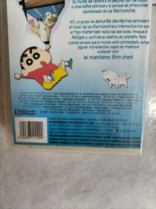 Cinta VHS Shin Chan: En Busca de las Bolas Perdida