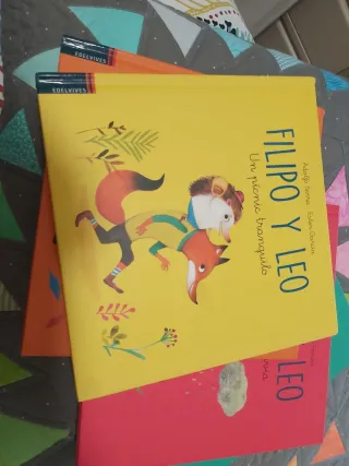 Flipo y Leo Cuentos letra ligada