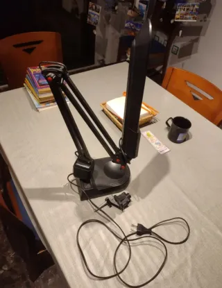 Lámpara Escritorio Flexo Negra Ajustable