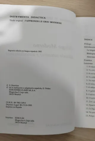 Griego Moderno Método Intensivo y Autodidáctico