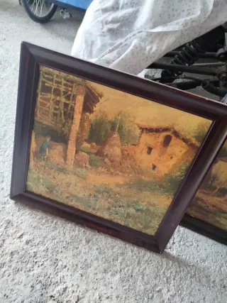 2 Cuadros Pintura Paisaje