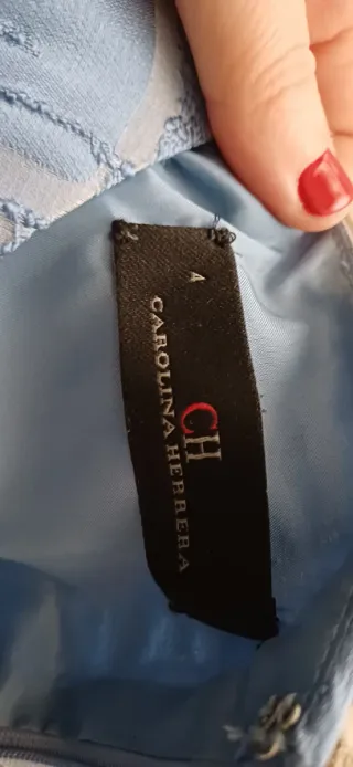 Vestido CH Carolina Herrera Azul