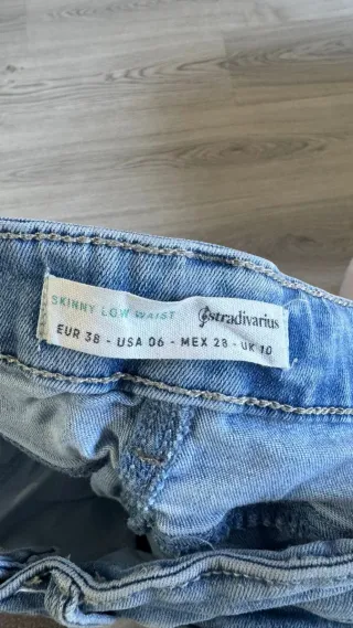 Jeans Stradivarius Azul Talla 38