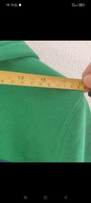 Sudadera Champion Verde con Logo
