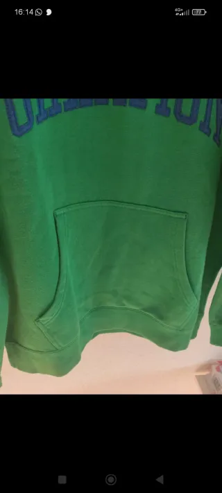 Sudadera Champion Verde con Logo