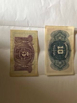 Billete pesetas Banco de España