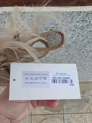 DIADEMA DE MALLA CON LAZO Y PLUMAS, FAILSWORTH