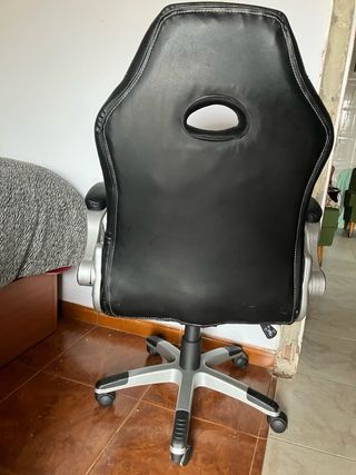 Silla Gamer/Oficina Negra y Roja