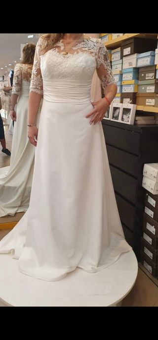 Vestido de Novia Blanco Encaje