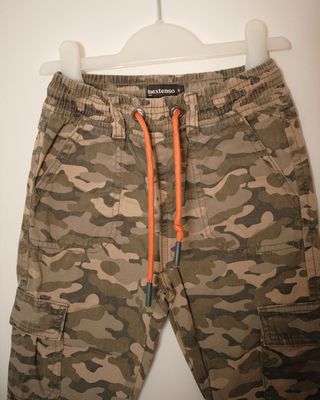 Calças Criança Camuflado In Extenso