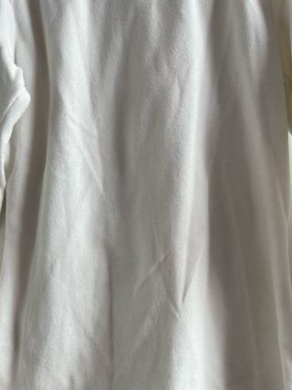 Sudadera Decathlon blanca con cremallera