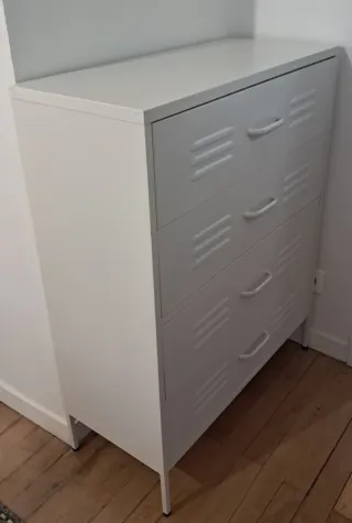 Cómoda Helsinki La Oca Metal Blanca