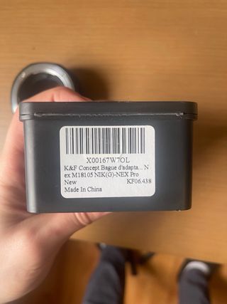 Adaptador K&F Concept NIK(G)-E a Sony