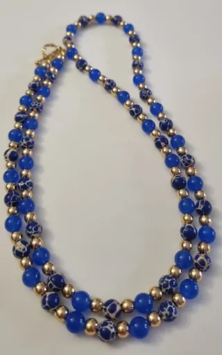 Conjunto Collar, Pulsera, y Pendientes Piedras nat