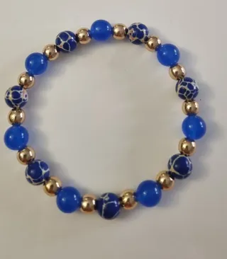 Conjunto Collar, Pulsera, y Pendientes Piedras nat