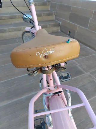 Bicicleta Clásica Rosa para restaurar