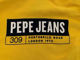 Sudadera  hombre  amarilla . Pepe Jeans . Talla L