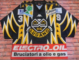 Maglia Hockey Lugano 39 Huet Kappa FIAT